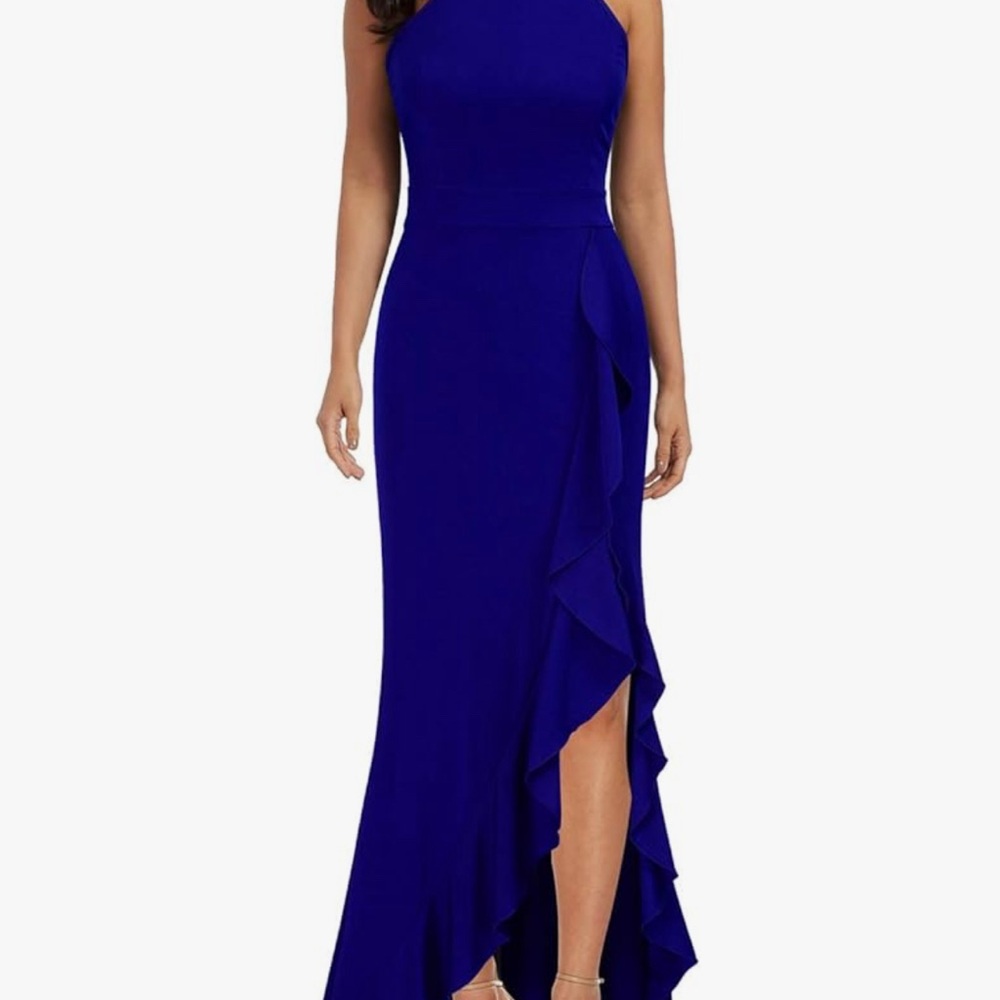 Elegant Blue Evening Gown